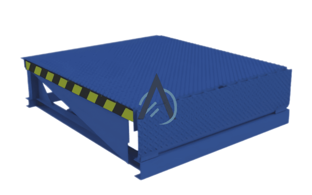 Hinged Lip Dock Leveler for standard warehouse loading automation