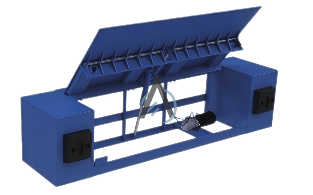 Manual Edge-of-Dock Leveler for low-profile industrial loading