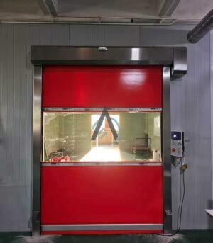 PVC High-speed roll-up door for cleanroom and warehouse isolation