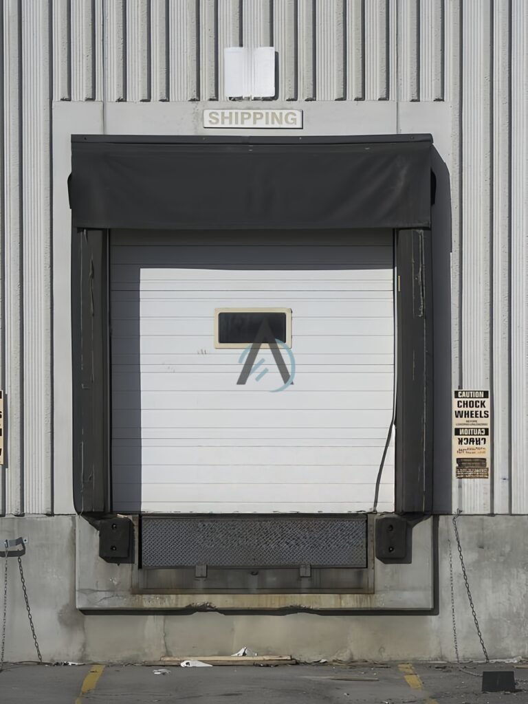 Heavy-duty Mechanical dock shelter for industrial warehouse bays