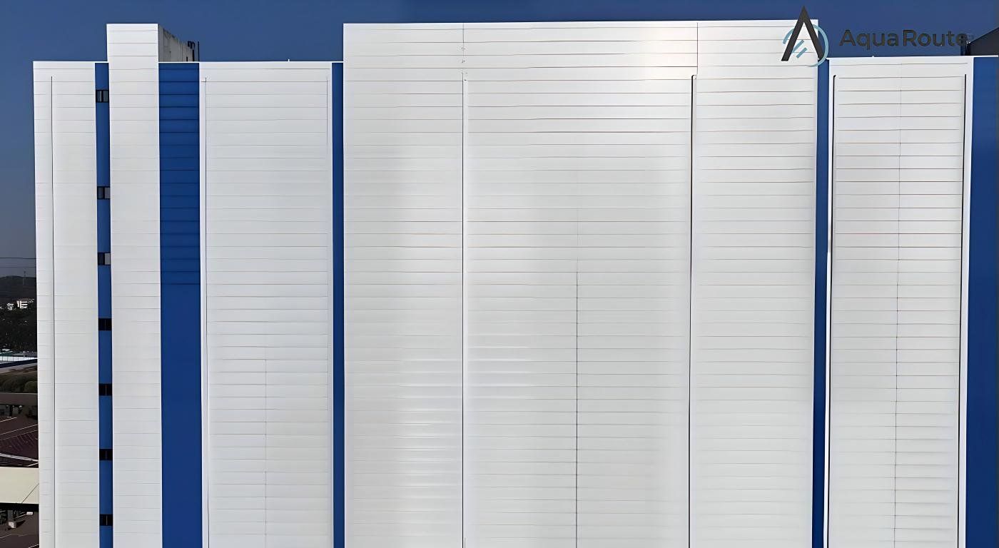 Rock wool sandwich panel 50mm installation process for large-span industrial building structure